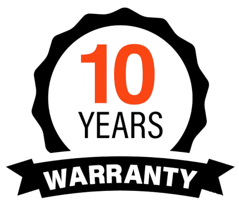 10 years warranty