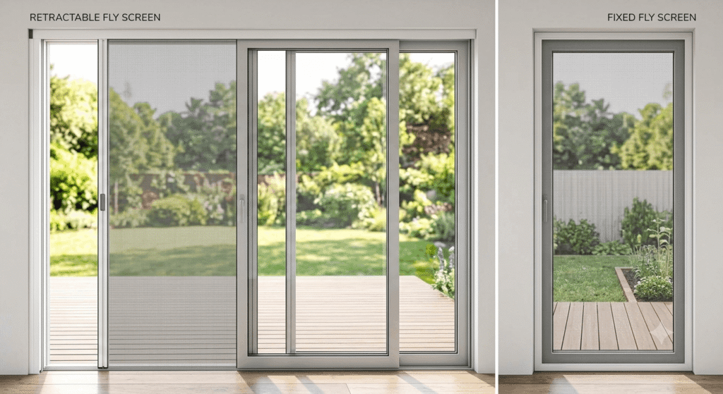 Retractable Fly Screens vs Fixed Screens Which Is Better