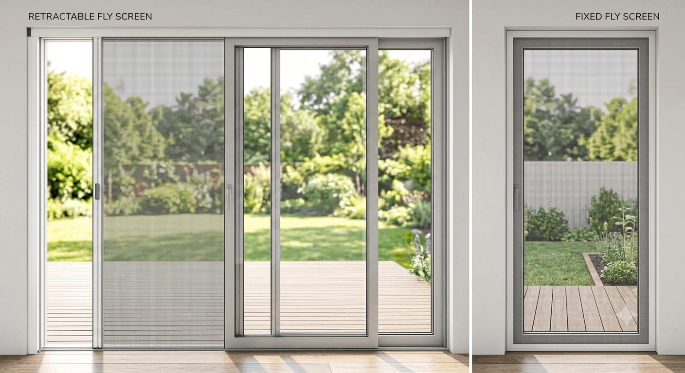 Retractable Fly Screens vs Fixed Screens Which Is Better